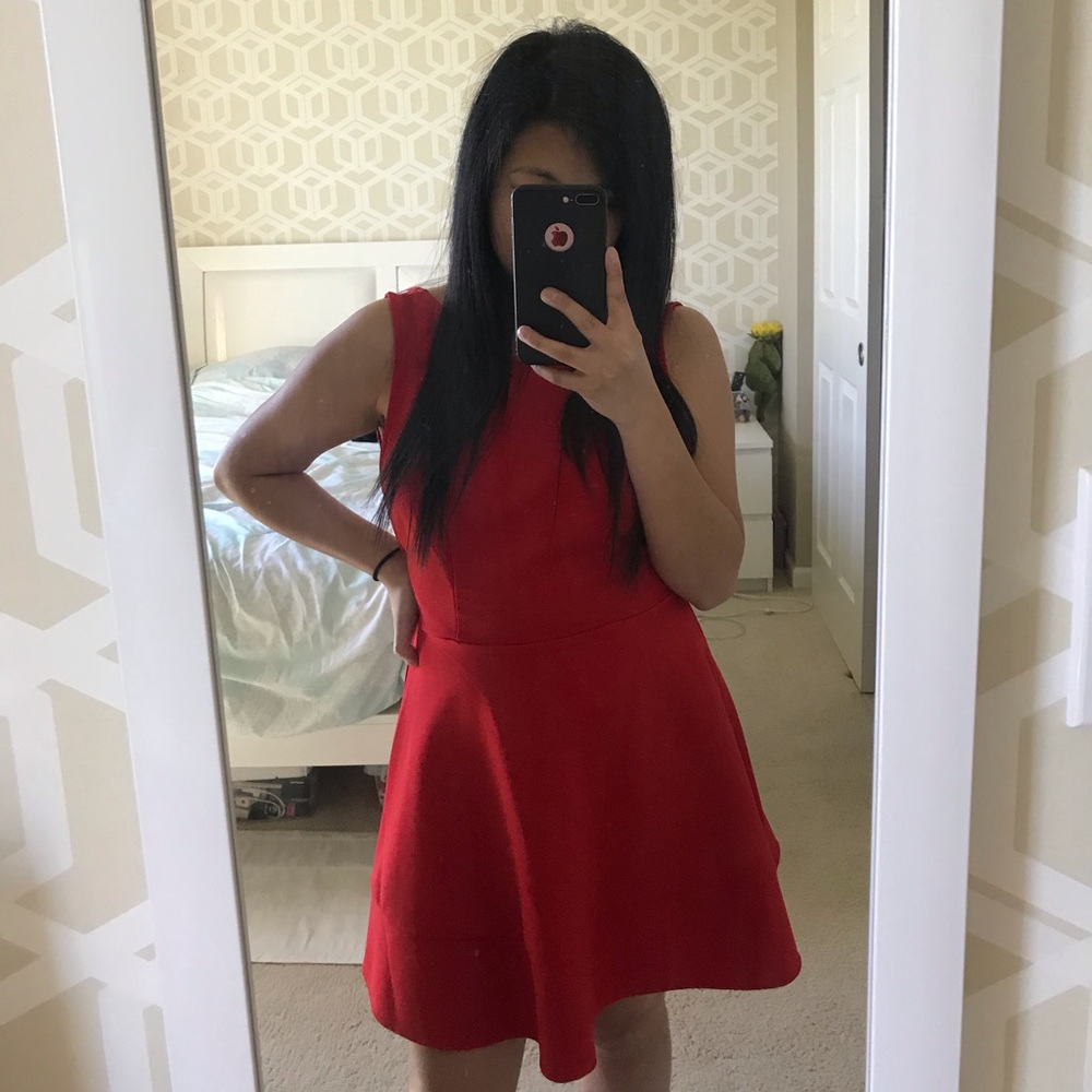 Forever 21 Red Skater Dress